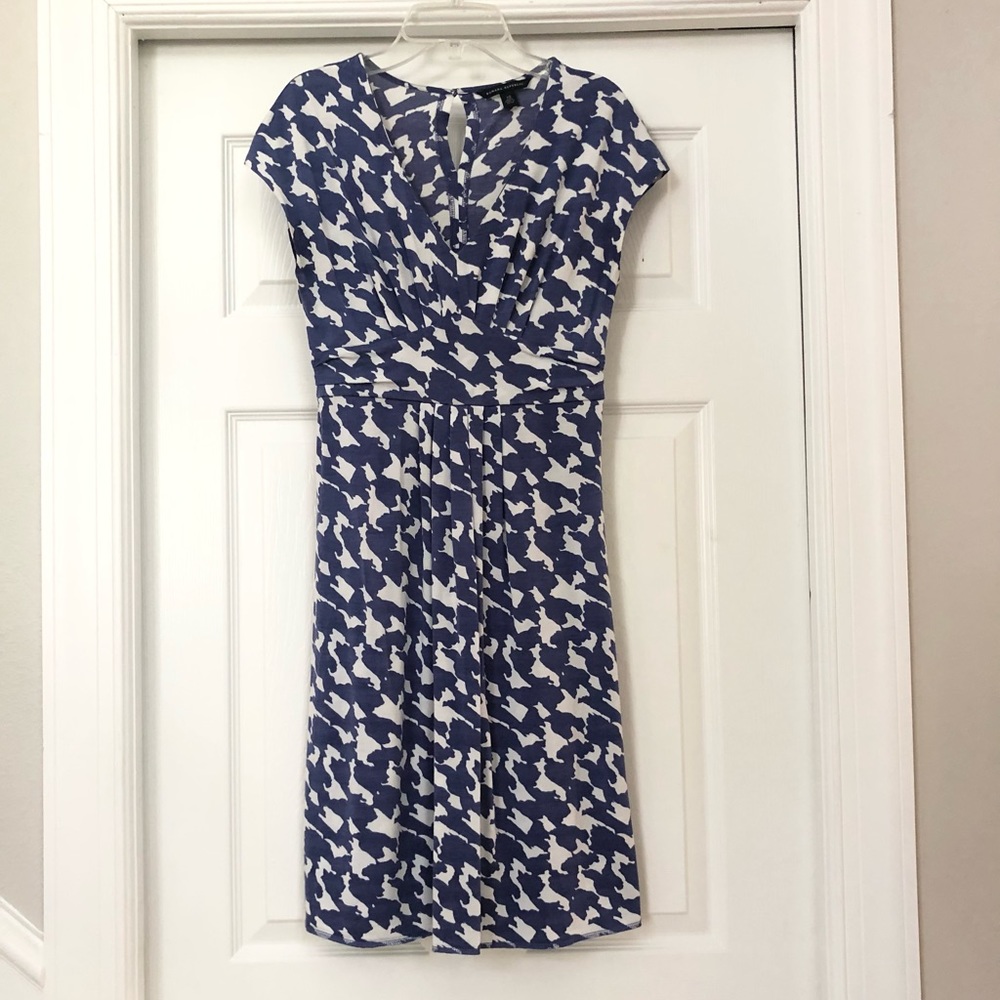 Banana Republic Silk Cotton Pleated A-Line Dress